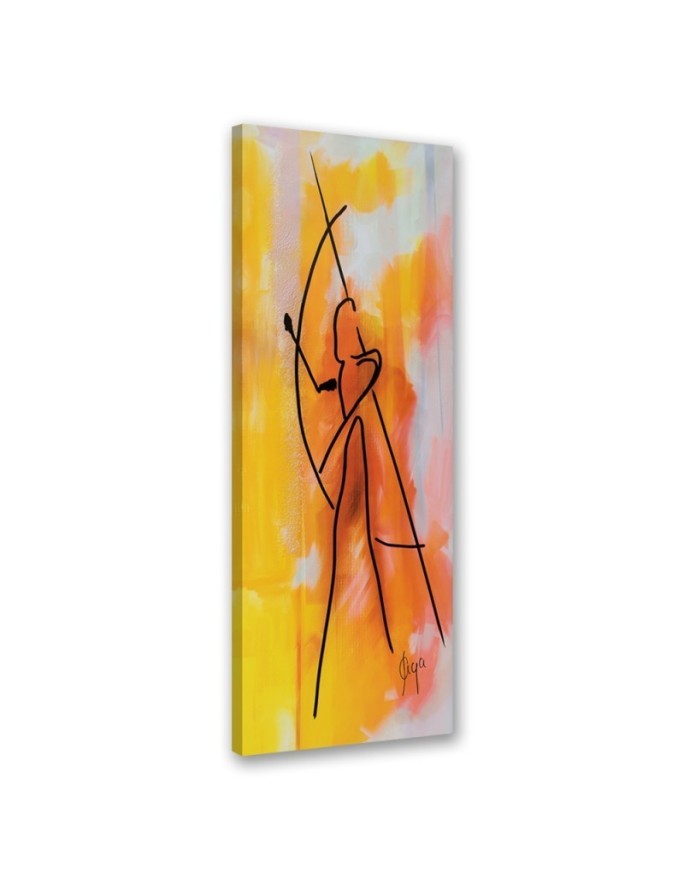 Wall canvas print - African archer | FEEBY