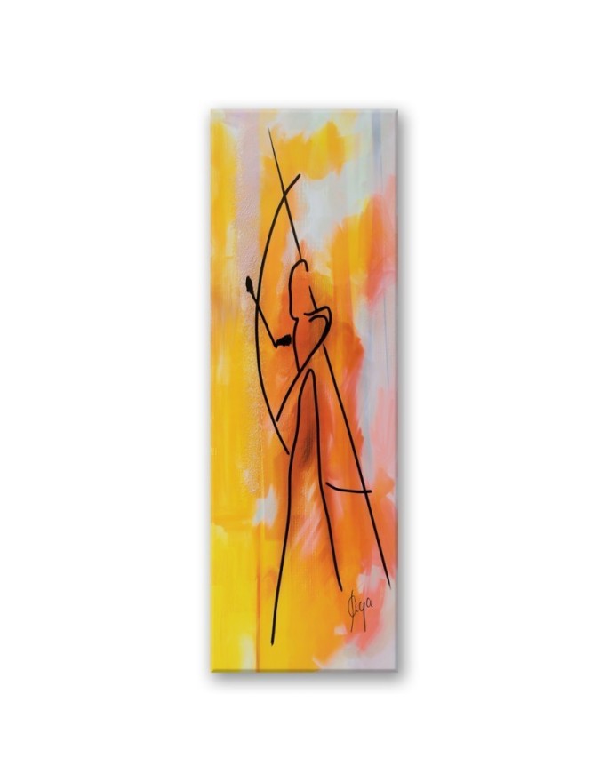 Wall canvas print - African archer | FEEBY