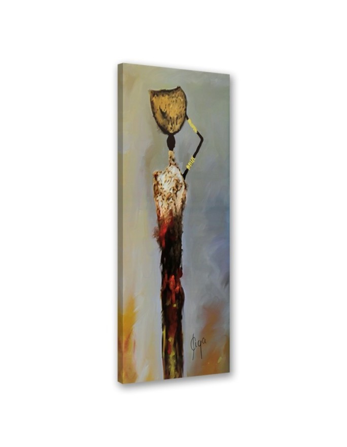 Canvas print for the wall - African woman | FEEBY