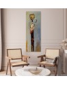 Canvas print for the wall - African woman | FEEBY