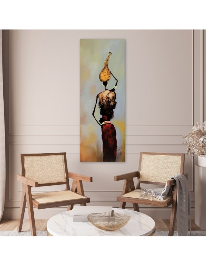 Modern painting for wall - African woman | FEEBY