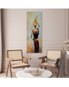 Modern painting for wall - African woman | FEEBY