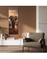 Wall painting for living room - Walking elephant | FEEBY