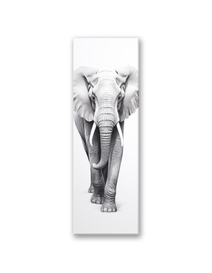 Canvas print - Monochrome elephant | FEEBY