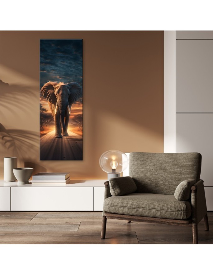 Modern canvas print - Elephant Safari animal | FEEBY