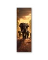 Canvas painting - Elephant herd | FEEBY