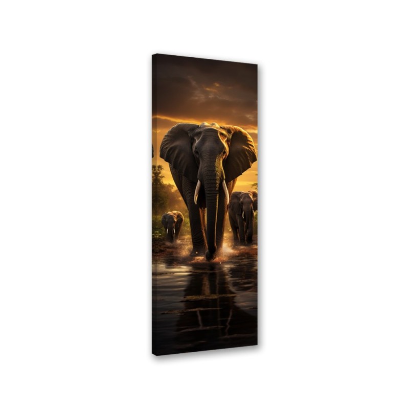 Decorative painting on canvas - Elephant Africa Safari | FEEBY
