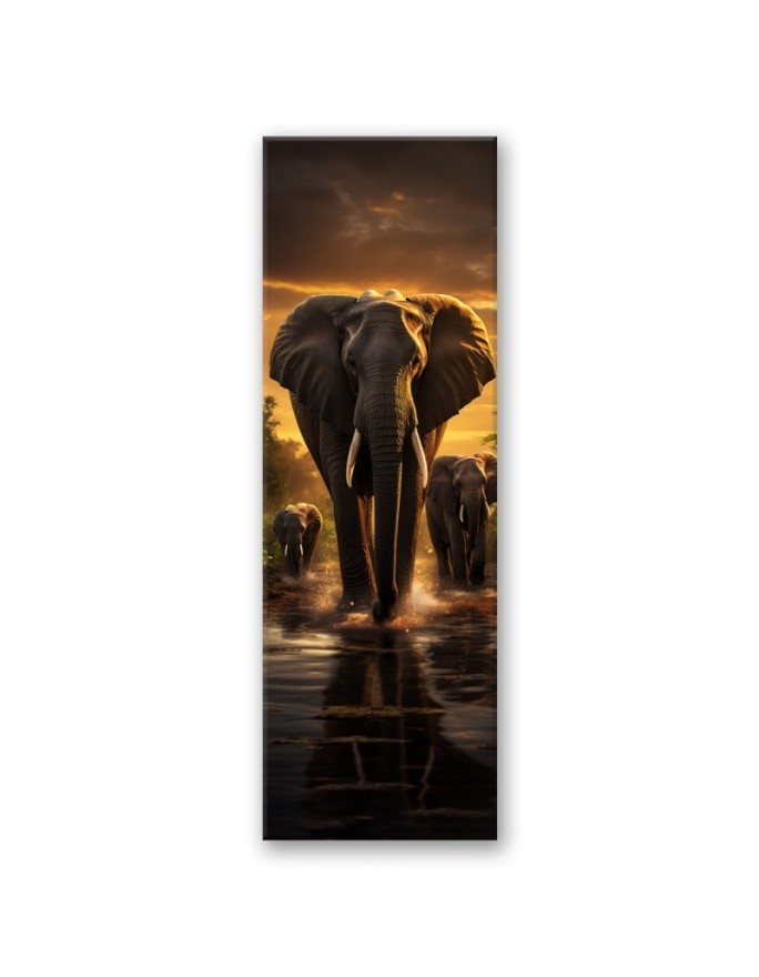 Decorative painting on canvas - Elephant Africa Safari | FEEBY