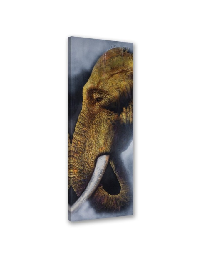 Canvas print Lone Elephant