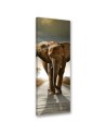 Canvas print for the bedroom - Elephant on a road | FEEBY