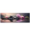 Canvas print for living room - Zen orchid composition | FEEBY