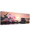 Wall canvas print - Pink zen design | FEEBY