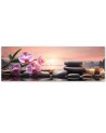 Wall canvas print - Pink zen design | FEEBY