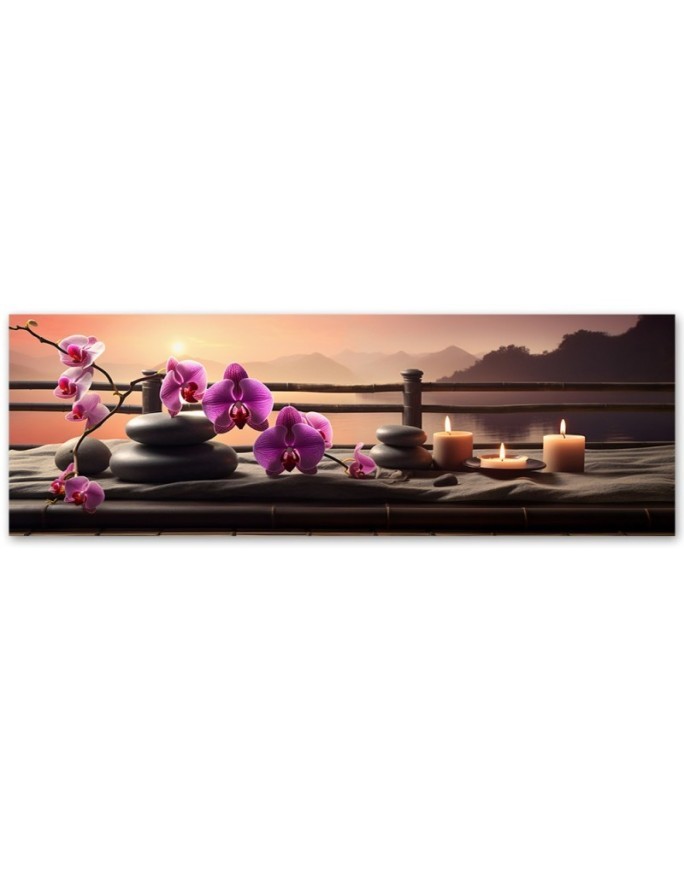 Picture for living room and bedroom - Oriental Orchid Stones | FEEBY