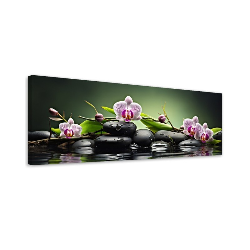Canvas print - Zen spa green composition | FEEBY