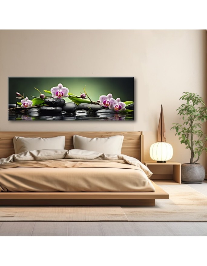 Canvas print - Zen spa green composition | FEEBY