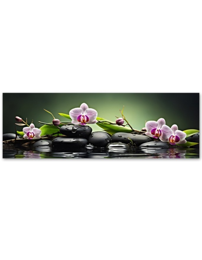 Canvas print - Zen spa green composition | FEEBY