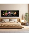 Decorative painting on canvas - Orchid Candle Orchid | FEEBY