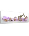 Modern canvas painting - Flowering orchid flower | FEEBY