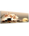 Canvas print for the bedroom - Zen Flower Water Stones | FEEBY