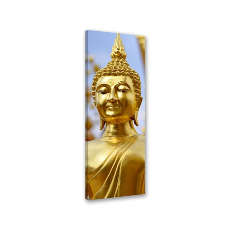 Canvas print for living room - Golden buddha | FEEBY