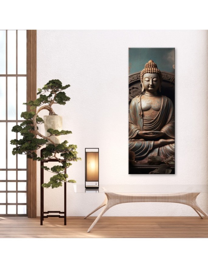 Canvas print for bedroom - Buddha statue | FEEBY