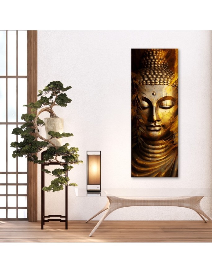 Modern painting for wall - Golden Buddha | FEEBY
