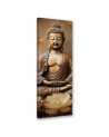 Canvas print - Buddha with zen flowers | FEEBY