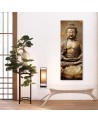 Canvas print - Buddha with zen flowers | FEEBY