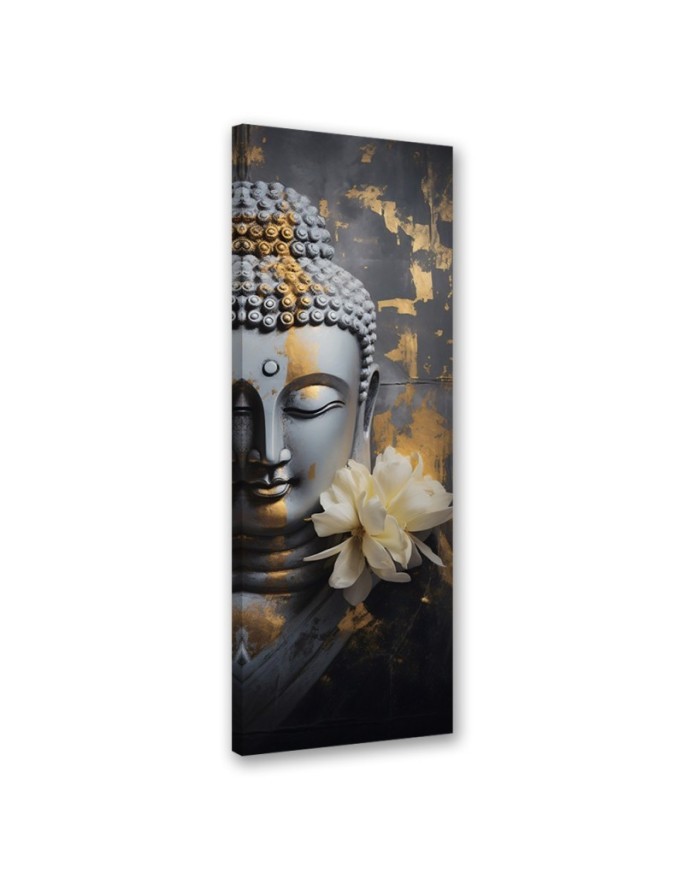 Canvas painting - Buddha face abstract | FEEBY