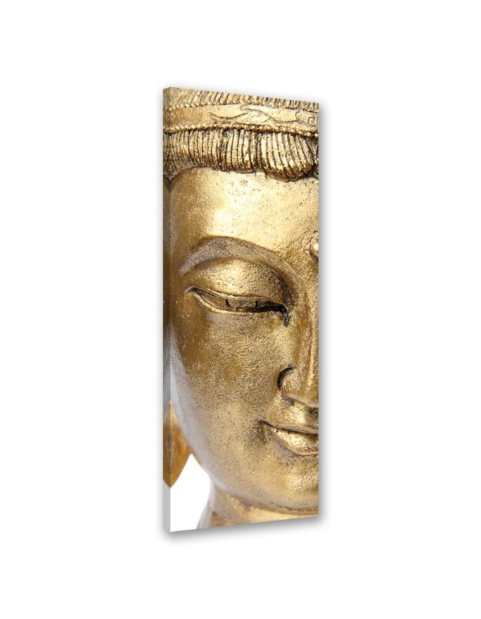 Decorative painting for wall - Golden face of Buddha | FEEBY