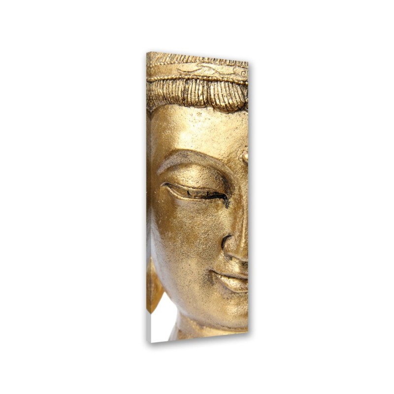 Decorative painting for wall - Golden face of Buddha | FEEBY