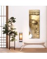 Decorative painting for wall - Golden face of Buddha | FEEBY