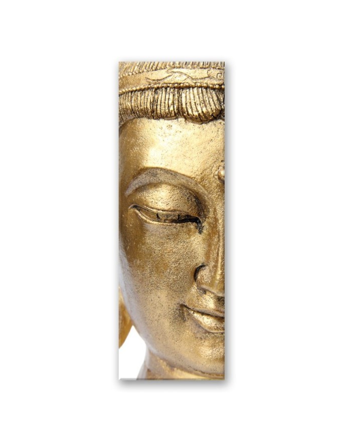 Decorative painting for wall - Golden face of Buddha | FEEBY