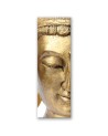 Decorative painting for wall - Golden face of Buddha | FEEBY