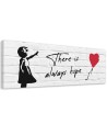 Canvas print for living room - Banksy Girl with balloon | FEEBY