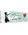 Canvas print for bedroom - Banksy Girl with balloon | FEEBY