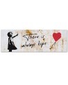 Wall canvas print - Banksy Girl with balloon | FEEBY