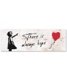 Canvas print for the wall - Banksy Girl with balloon | FEEBY