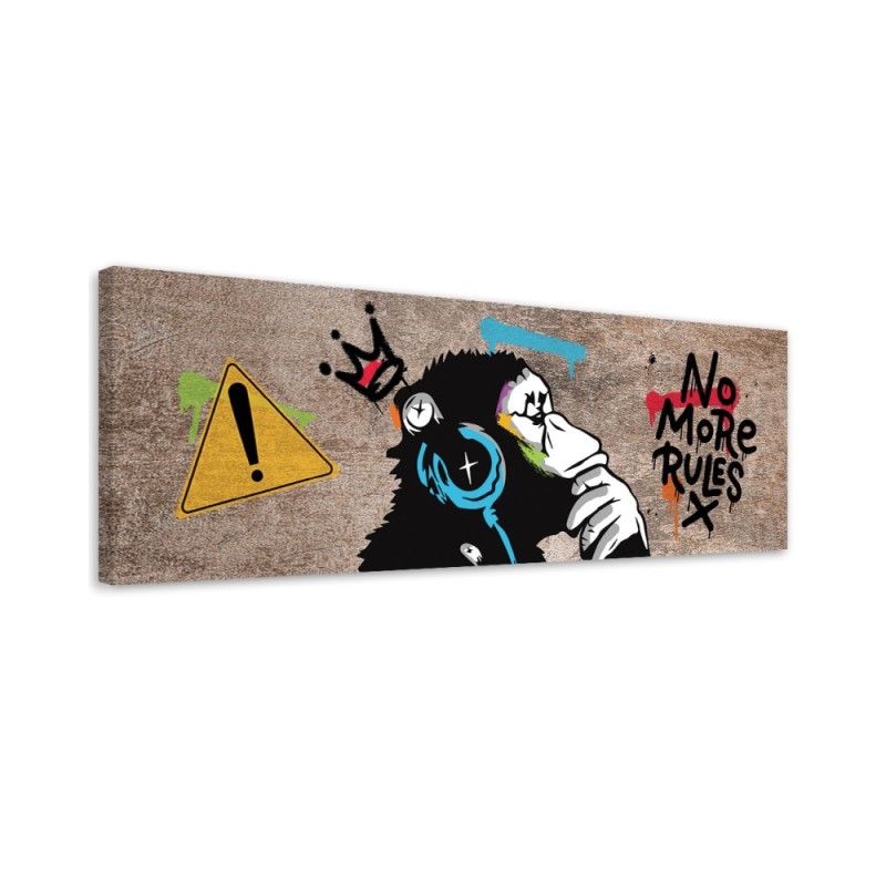 Modern painting for wall - Banksy DJ Monkey | FEEBY
