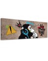 Modern painting for wall - Banksy DJ Monkey | FEEBY