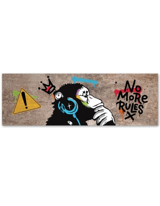 Modern painting for wall - Banksy DJ Monkey | FEEBY