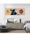 Picture for living room and bedroom - Banksy DJ Monkey | FEEBY