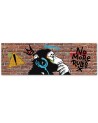 Wall painting for living room - Banksy DJ Monkey | FEEBY