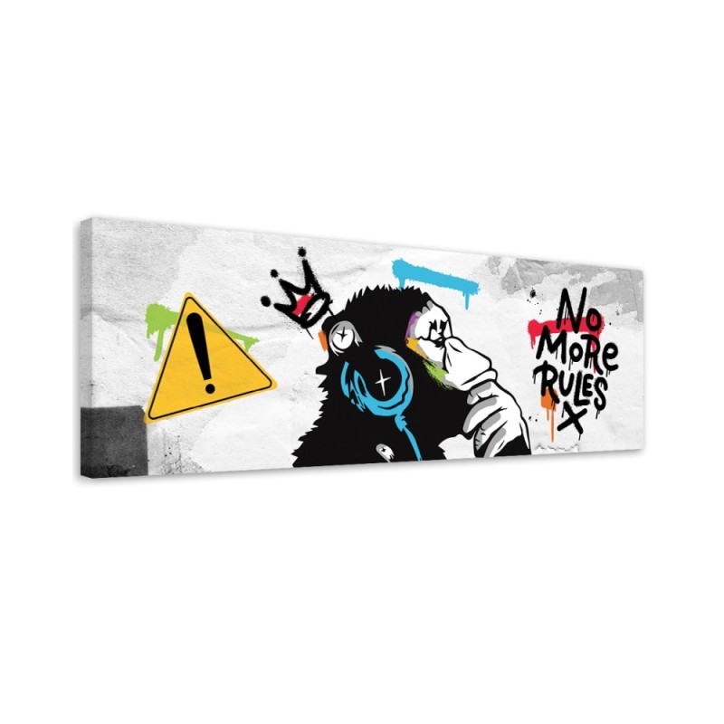 Bedroom wall painting - Banksy DJ Monkey | FEEBY