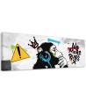 Bedroom wall painting - Banksy DJ Monkey | FEEBY