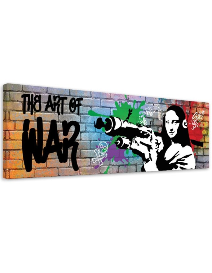 Canvas print Banksy Mona...