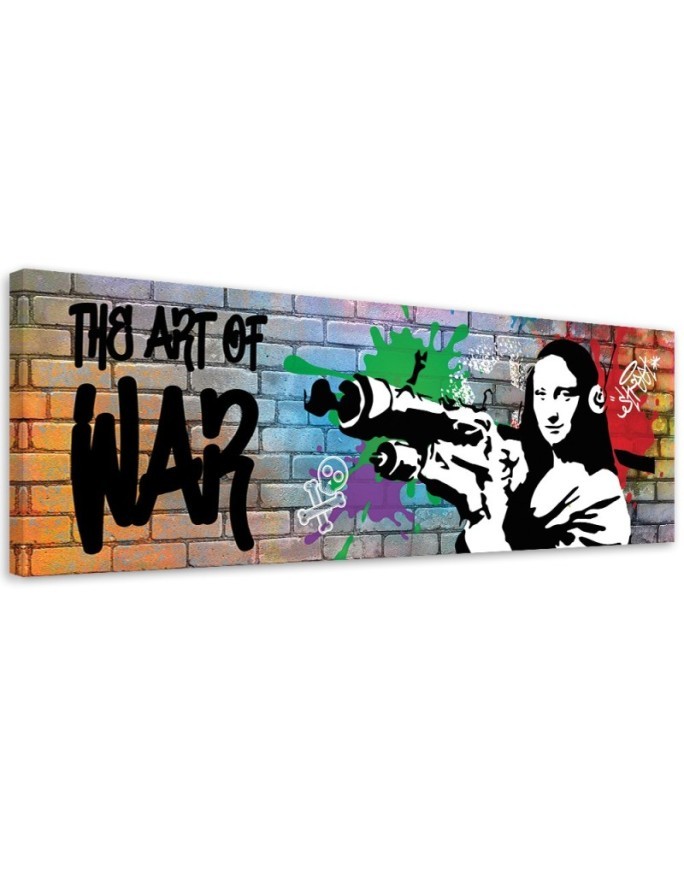 Decorative painting on canvas - Banksy Mona Lisa | FEEBY
