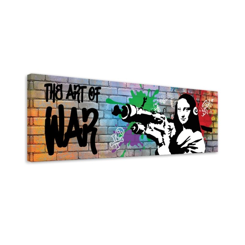 Decorative painting on canvas - Banksy Mona Lisa | FEEBY
