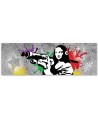 Canvas print for the bedroom - Banksy Mona Lisa | FEEBY